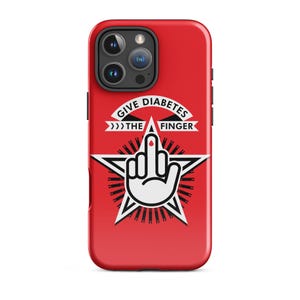 Give Diabetes the Finger Tough Case for iPhone®