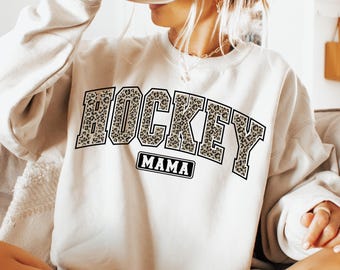 Leopard Print Hockey Mom Png, Hockey Mama Shirt Png Design, Hockey Mama Sublimation Design, Game Day Png, Sports Mom, Trendy Png Design
