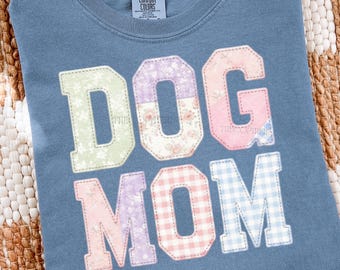 Diseño de camiseta para mamá perro, diseño de patchwork para mamá perro, diseño de sublimación para mamá perro edredón, diseño PNG de moda, diseño de camiseta cottagecore, diseño de camiseta Grandmacore