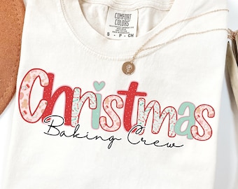 Christmas Baking Crew Png for Shirt, Christmas Png for Baking, Baking Crew Sublimation Design, Preppy Christmas Png, Trendy Shirt Design