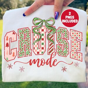 PNG de crucero navideño, diseño de camiseta de crucero para chicas, diseño de sublimación de modo crucero, diseño de camiseta de crucero coqueta para Navidad, PNG retro de moda