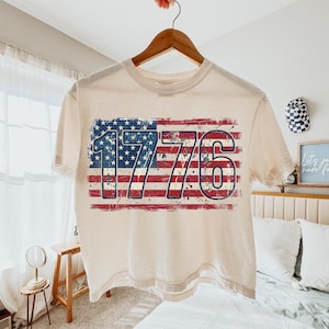 Striped USA 1776 PNG, July 4th Png, Trendy Independence Day Shirt Design, Fourth of July Sublimation Design for American, Patriotic PNG