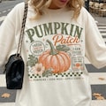 Retro Pumpkin Patch Png, Trendy Fall Sublimation Design, Vintage Autumn Shirt Design, Distressed Fall Png, Farm Fresh Pumpkin Png