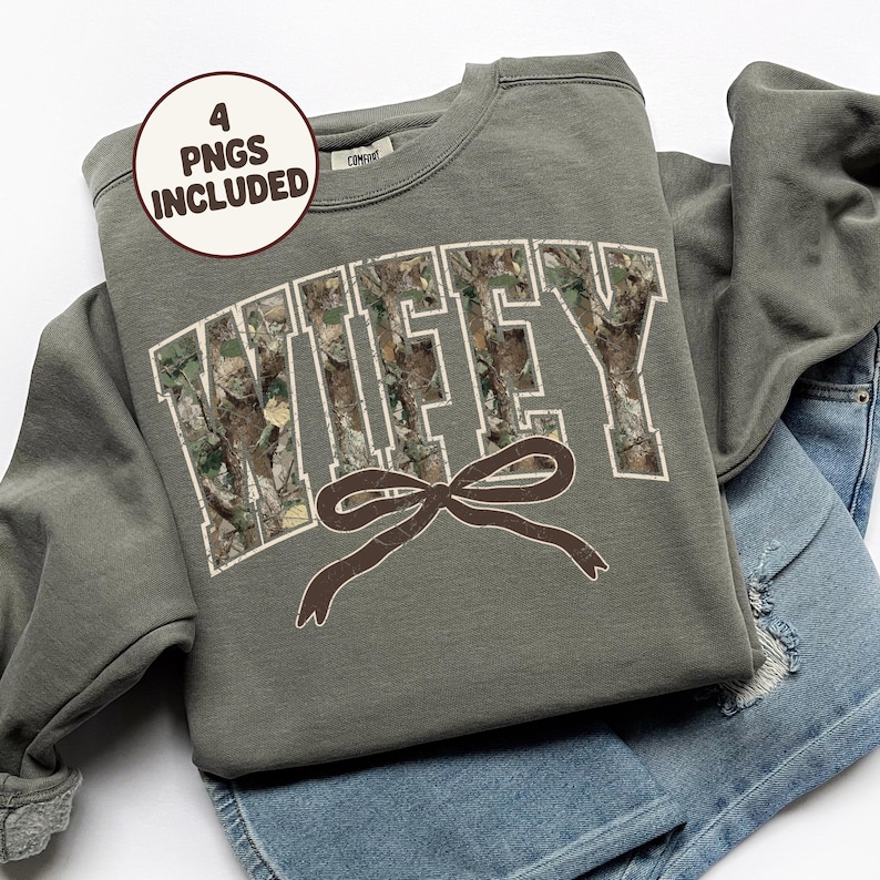 Hunting Wifey Png, Varsity Wifey Camo Sublimation Design, Trendy Png Design for Wife, Hunting Wife Distressed Shirt Design, County Wife PNG image 1