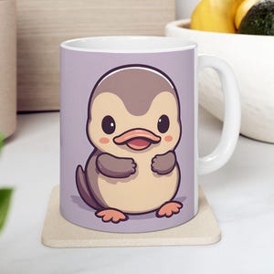 Baby Platypus Mug, Cute Platypus Mug, Platypus Gift, Platypus Picture, Platypus Cup, Animal Mug, Platypus Pattern