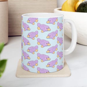 Baby Platypus Mug, Cute Platypus Mug, Platypus Gift, Platypus Picture, Platypus Cup, Animal Mug, Platypus Pattern