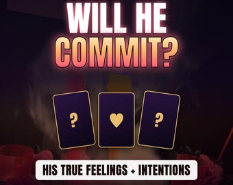 Will He Commit? Same Day Love Tarot Reading | Avoidant Partner, His True Feelings and Intentions | Detailed Relationship Reading PDF