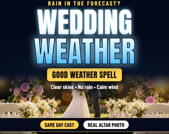 Good Weather Spell Witch | Perfect Weather Spell | Wedding Weather Spell | Spell Good Weather | Clear Skies & Sunshine | Rain Protection