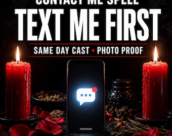 Contact Me Spell | Break No Contact and Reopen Communication | Make Them Text or Call First | Unblock Communication Ritual
