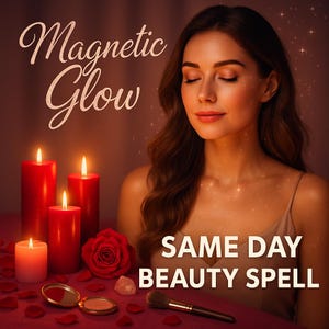 Glow Up & Magnetic Attraction Spell | Beauty Ritual for Confidence, Radiance, Allure / Self Love | Same Day Photo Proof By Moonchant Rituals