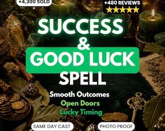 Success and Good Luck Spell | Attract Favorable Outcomes, Opportunity and Positive Momentum | Same Day Ritual