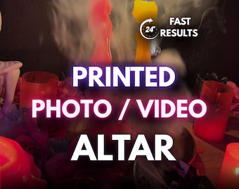 Personalized Altar Photo or Video Upgrade | Printed Petition with Names & Photos Placed on Altar | Visual Confirmation Add-On