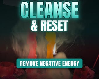 Energy Cleanse Spell | Remove Evil Eye, Curse and Negative Energy | Blockage Removal, Uncrossing, Spiritual Cleansing | Same Day Cast