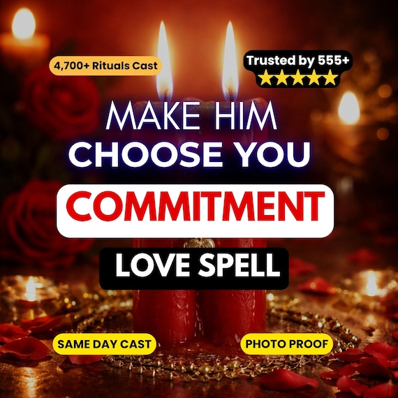 Commitment Spell for Avoidant Partner | Make Him Choose You | Stop Hot & Cold | Emotionally Unavailable Love Spell | Loyalty Ritual