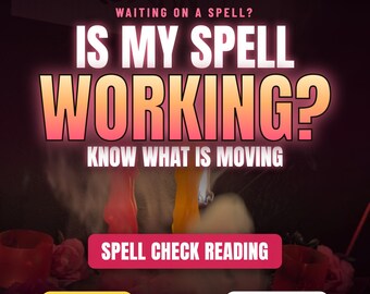 Spell Check Reading | Is My Spell Working? | Same Day Spell Progress Reading | Love Spell Check | Tarot Reading for Spell Results