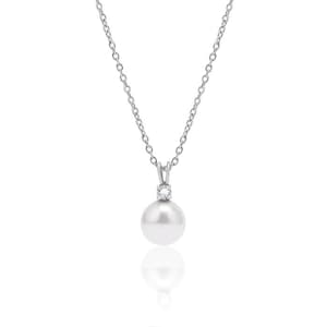 Pearl Drop Necklace-Drop Shape Pearl Chain-Elegant Pendant,Pearl Drop Jewelry,Bridal Pearl Necklace,Teardrop Pearl Chain,Handmade Pearl Drop