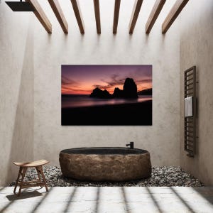 Rodeo Beach Sunset Wall Art – California Black Sand Beach Photo Print, Pacific Coast Fine Art, Coastal Landscape Photography Decor