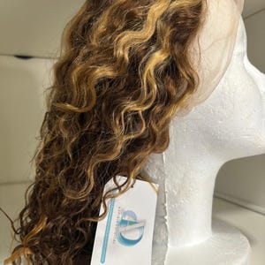 Water wave p4/27 color |HD Transparent Lace Frontal | Human Hair Wig|