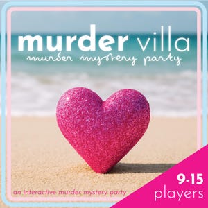 9-15 Players | Murder Villa | Murder Mystery Party Game | Instant Download