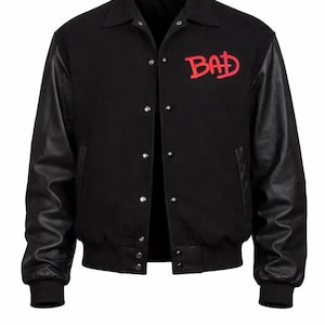 Michael Jackson BAD World Tour Embroidered Jacket | Retro 80s King of Pop Concert Apparel