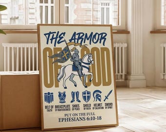 Armor Of God Wall Art, Christian Png, Full Armor Of God, Christian Wall Art, Christian Art, Jesus Png, INSTANT DOWNLOAD, Bible Verse Png