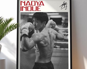 Naoya Inoue Poster, Naoya Inoue Pint, Boxing Posters, Boxing