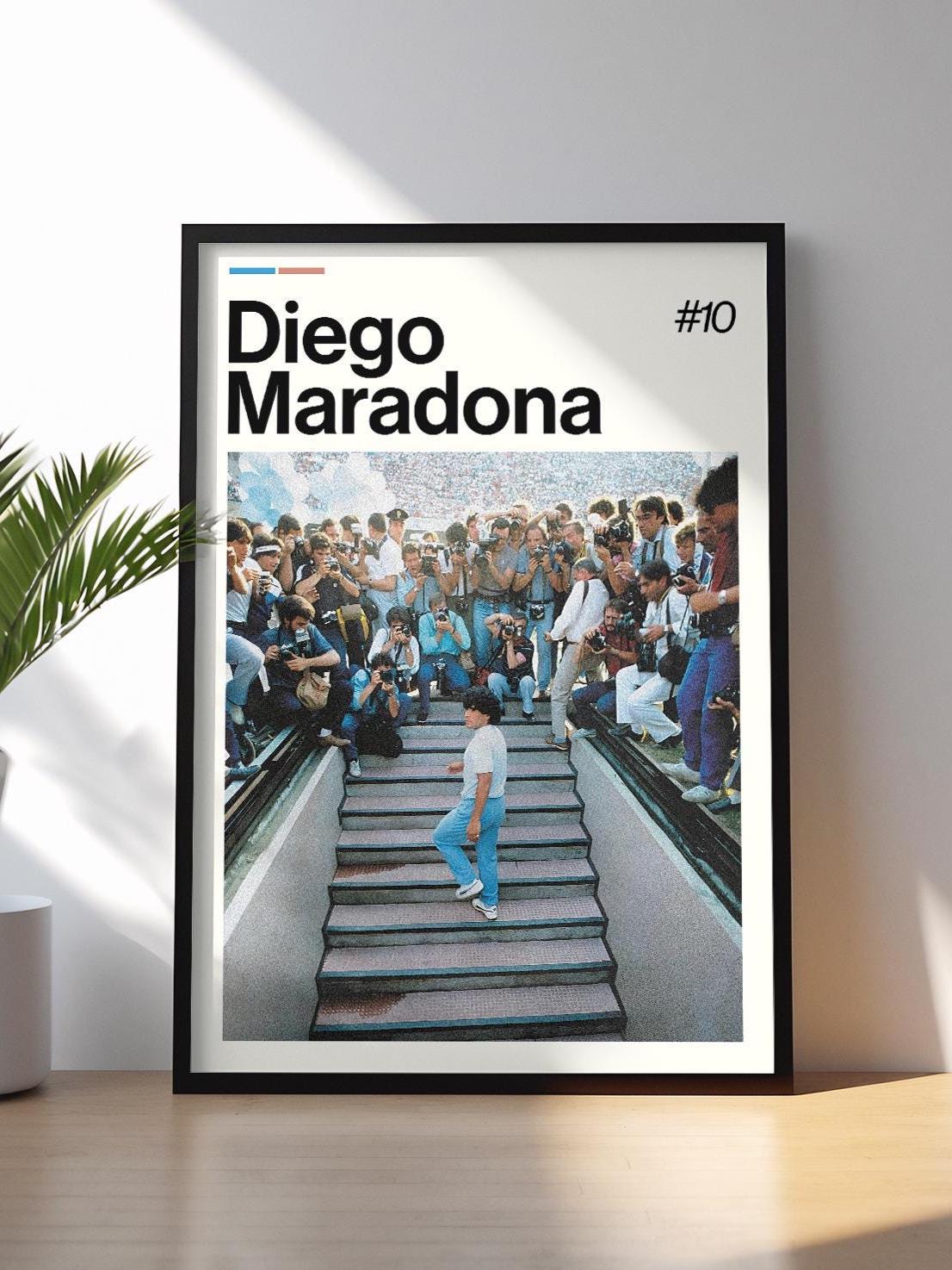 Póster affiche DIEGO MARADONA LEYENDA JUGADOR, A3 ( 29,7x42cm et 11,69