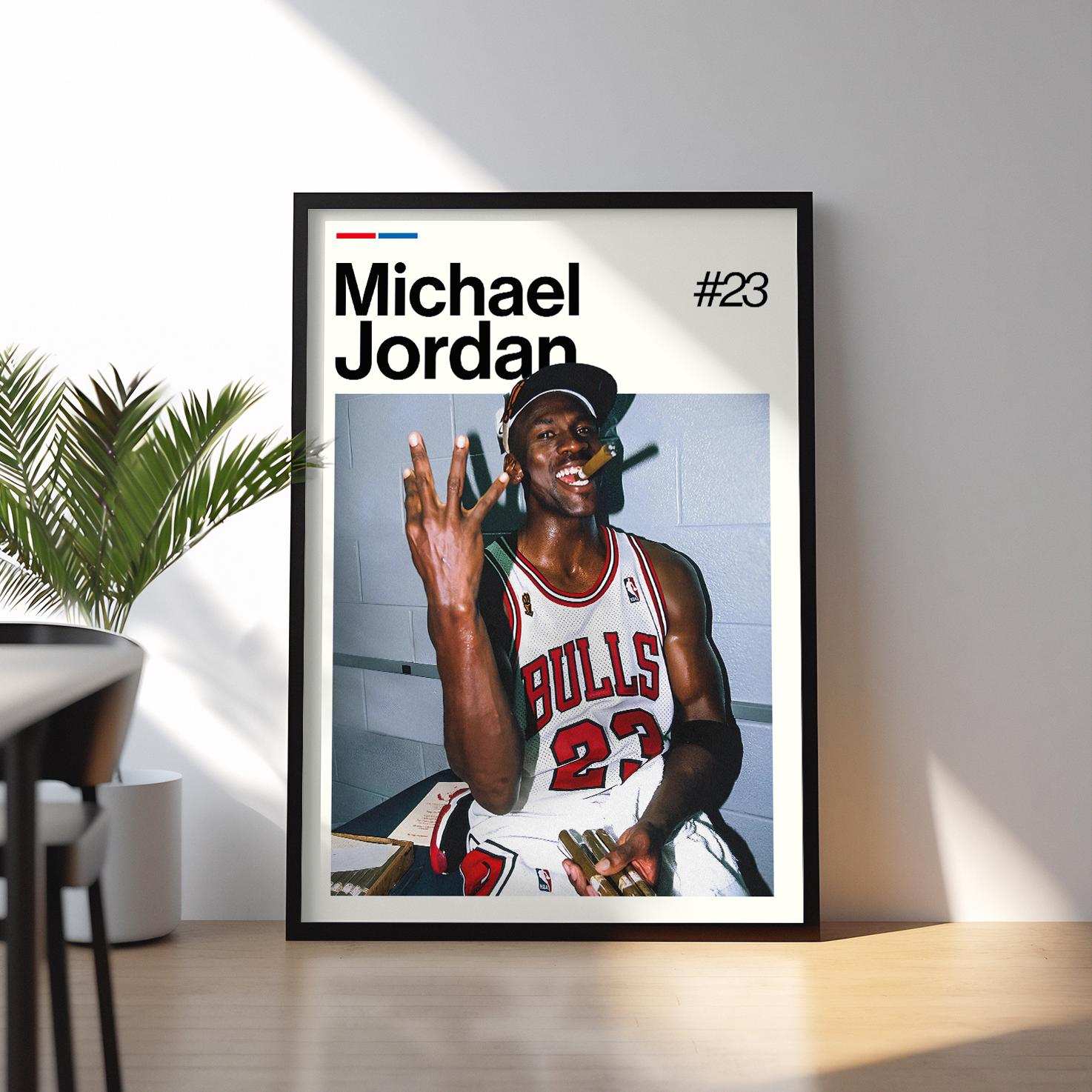 Michael Jordan Wings Poster