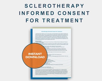 Sclerotherapy Informed Consent Form - Vein Treatment, Polidocanol Risks and Patient Acknowledgment PDF
