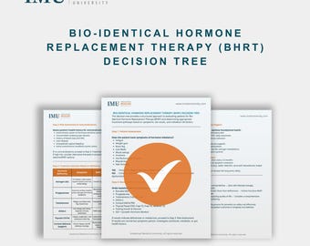 Arbre de décision BHRT pour traitement hormonal substitutif bio-identique - Évaluation du patient, tests hormonaux et protocole de traitement