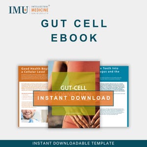 Gut‑Cell Connection eBook – Gut Health, Microbiome, Leaky Gut, Detox & Cellular Nutrition Guide
