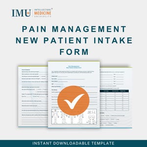 Pain Management New Patient Intake Form - Comprehensive Medical History and Pain Assessment PDF for Clinics