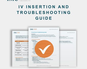 IV Insertion & Troubleshooting Guide for Nurses (PDF Download