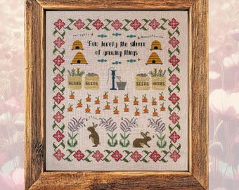 A Garden's Delight - Digital Cross Stitch Pattern