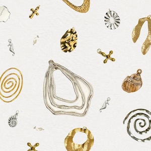 OLEA-Journalanhänger in Gold und Silber, nachfüllbares Notizbuch-Accessoire aus Leder, Notizbuchanhänger, Planerdekoration, Verzierung mit Gummiband