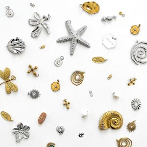 CHARMS OLEA de oro y plata: solo disponibles como parte del paquete de diario OLEA