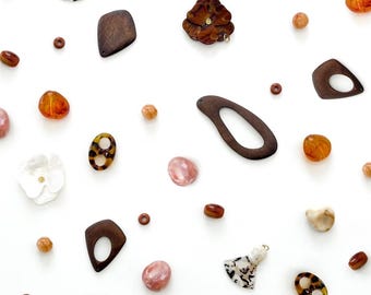 ACRYLIC and WOOD Charms - Only available as part of the OLEA journal pack