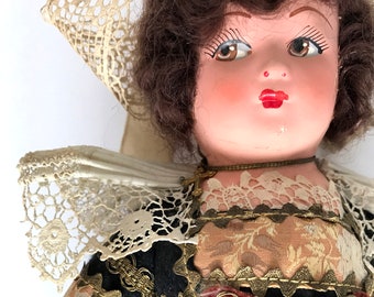French Doll in Pont Aven, Brittany Costume