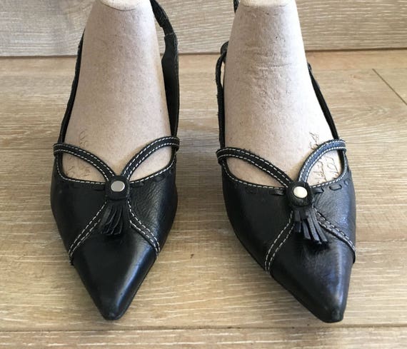 Halloween Shoes, Witch Shoes,  Vintage Enzo Angio… - image 3