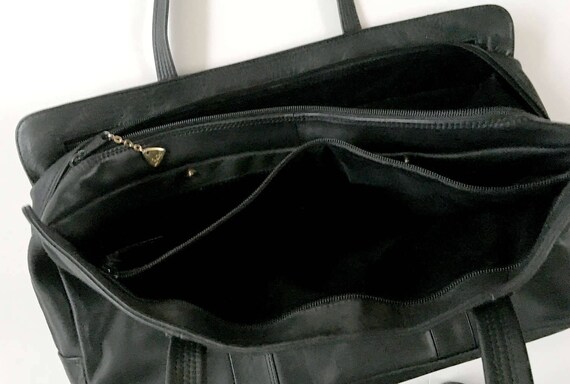 Leather Laptop Bag, Leather Business Bag, Black L… - image 4