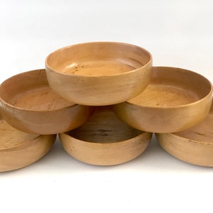 Mid Century Wood Bowls, Danish Bowls,