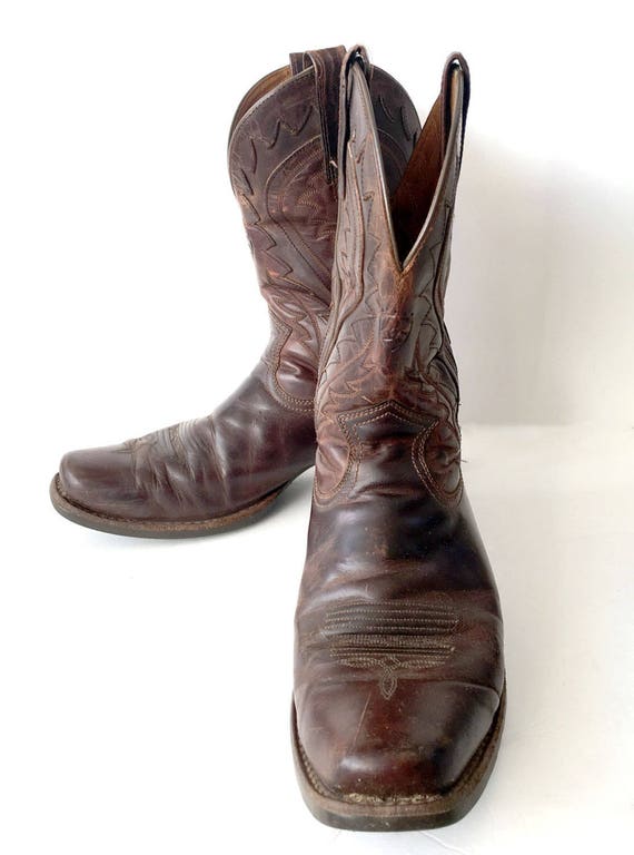 Leather Boots, Leather Cowboy Boots, Ariat Leathe… - image 3