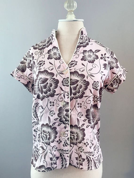 Bedhead Pajama Top, Vintage Cotton Pajamas, Bedhea