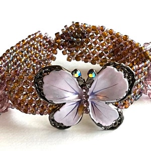 Beaded Bracelet Handmade Butterfly Bracelet Beaded Jewelry Handmade Jewelry