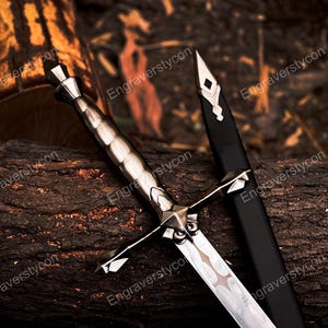 Alucard Sword Replica, Castlevania Anime Cosplay Longsword, Gothic Fantasy Christmas Gift For Boyfriend image 1