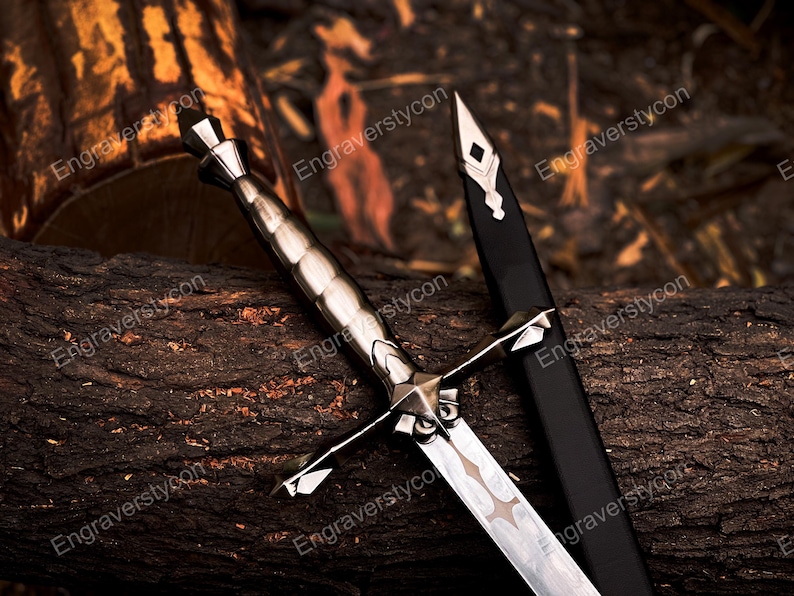 Alucard Sword Replica, Castlevania Anime Cosplay Longsword, Gothic Fantasy Christmas Gift For Boyfriend image 1