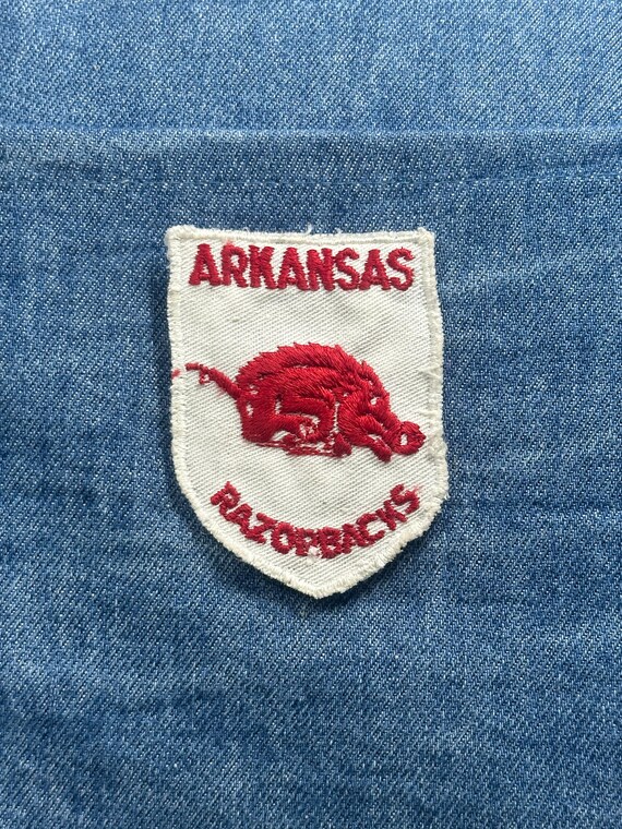 Arkansas Razorbacks Collectable Patch: Red & Whit… - image 1