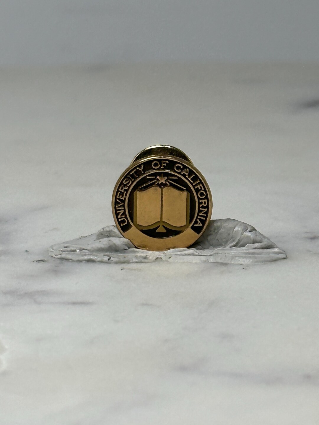 Vintage University of California Lapel Pin: Gold & Black - College ...