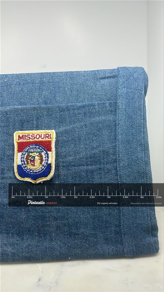 Missouri State Flag Collectable Patch: Shield Red… - image 2