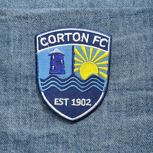 Corton FC Patch: Blue Crest - Football Club Accessory